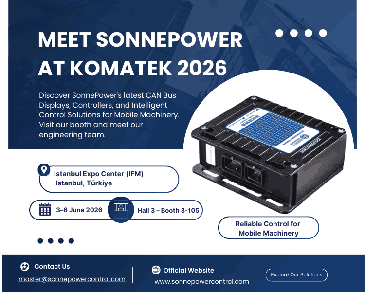 SonnePower exhibirá en KOMATEK 2026 en Estambul, Turquía