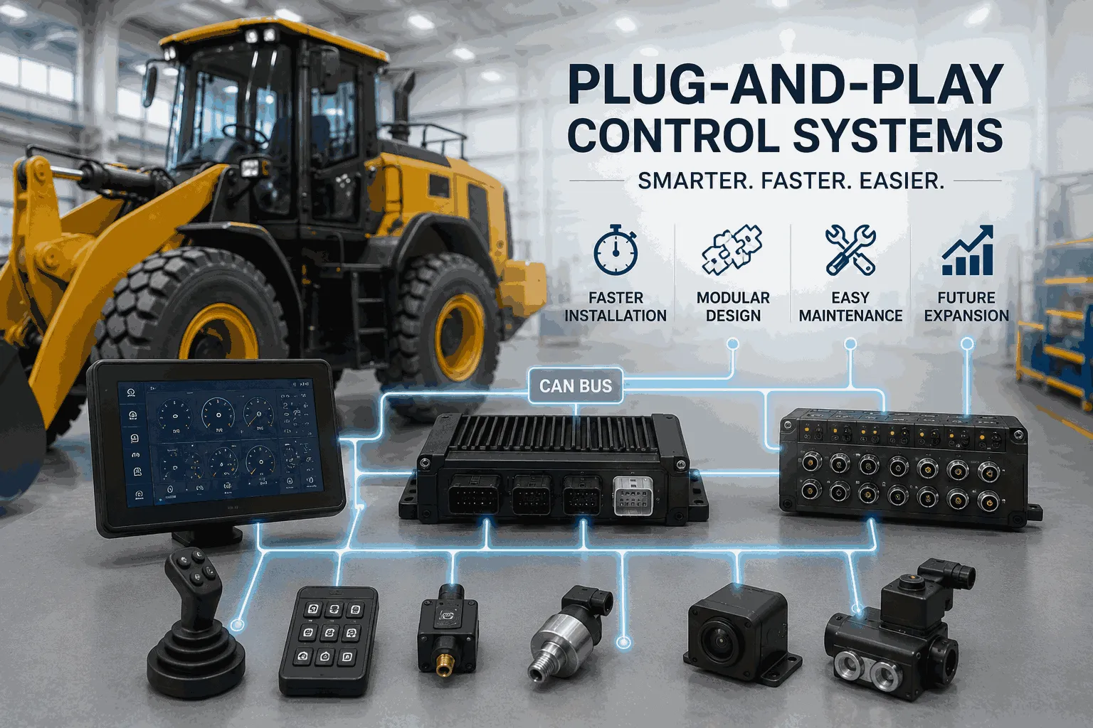 ¿Por Qué Son Importantes los Sistemas de Control Plug-and-Play para la Maquinaria Móvil?