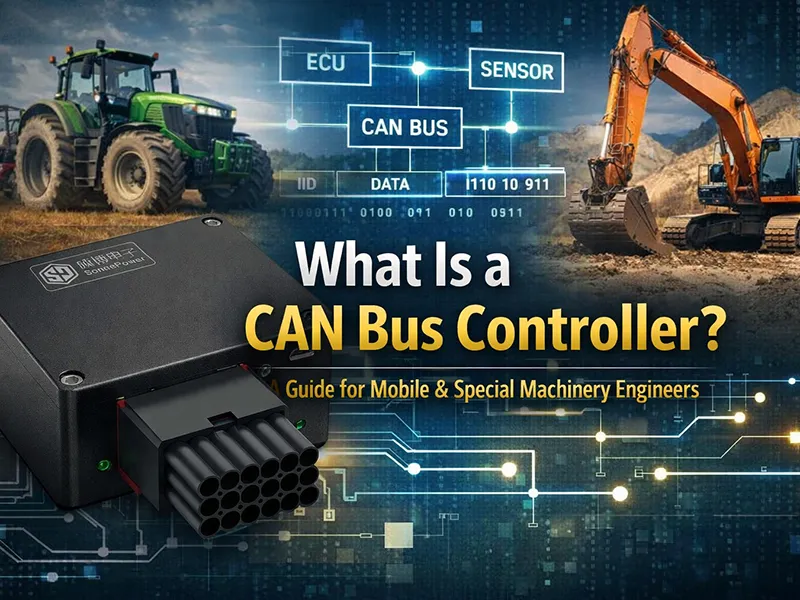 ¿Qué es un controlador CAN Bus en maquinaria móvil?