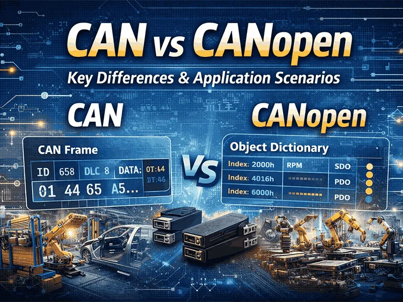 CAN vs CANopen: Diferencias, Arquitectura y Aplicación