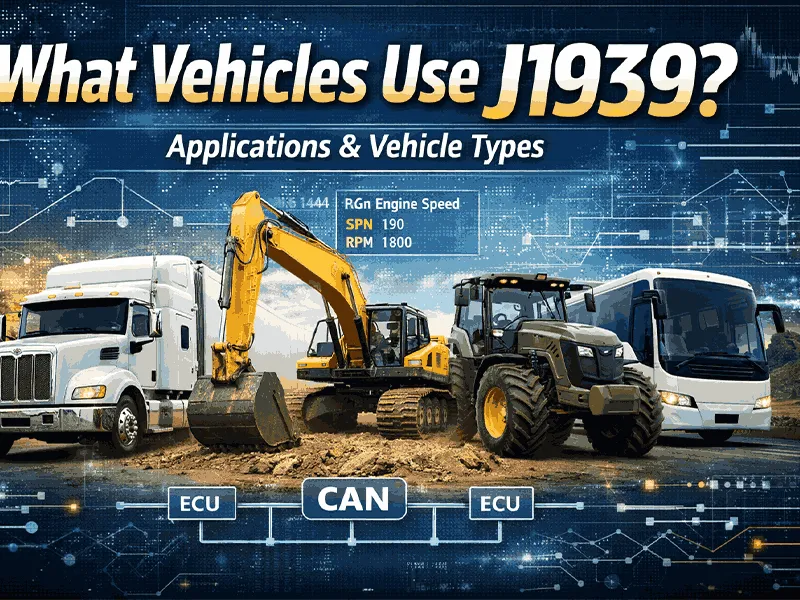 ¿Qué vehículos usan J1939?