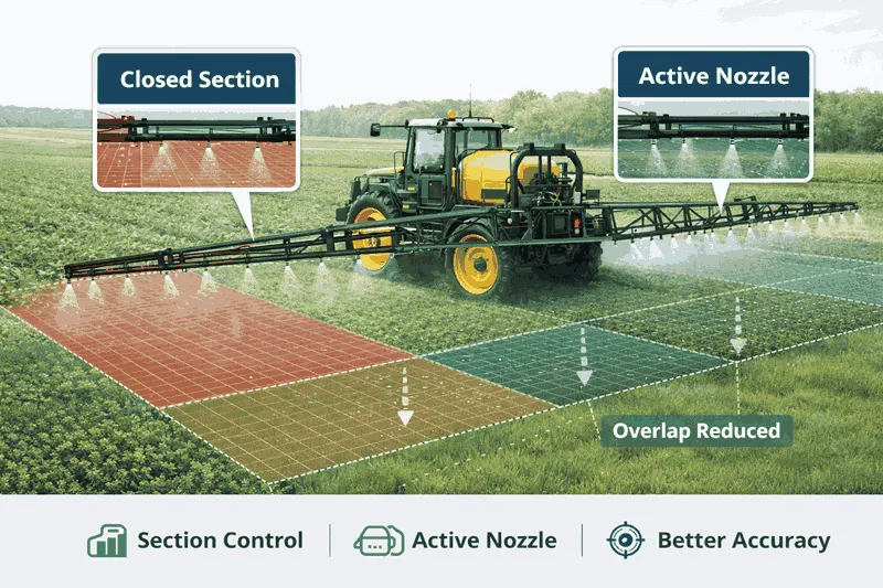 Cómo los controladores inteligentes facilitan las operaciones de pulverización de precisión