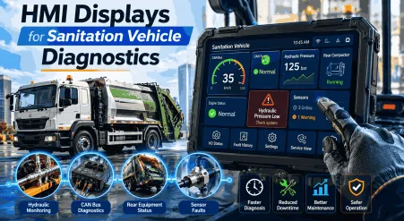 Pantallas HMI para el Diagnóstico de Vehículos de Saneamiento