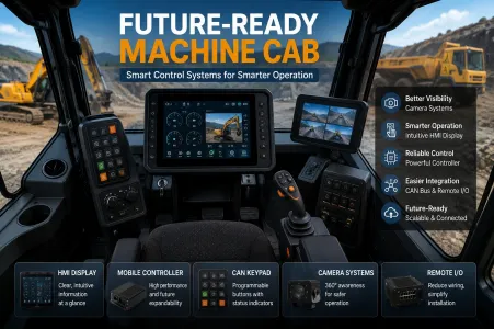 Cómo Diseñar una Cabina de Maquinaria Preparada para el Futuro con Sistemas de Control Inteligentes